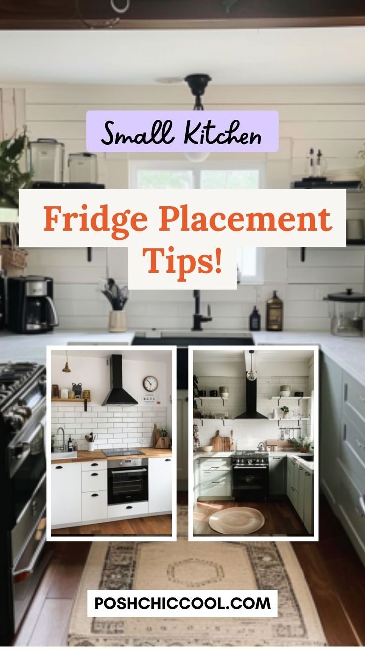 Where to place the fridge in a small kitchen - A helpful guide
