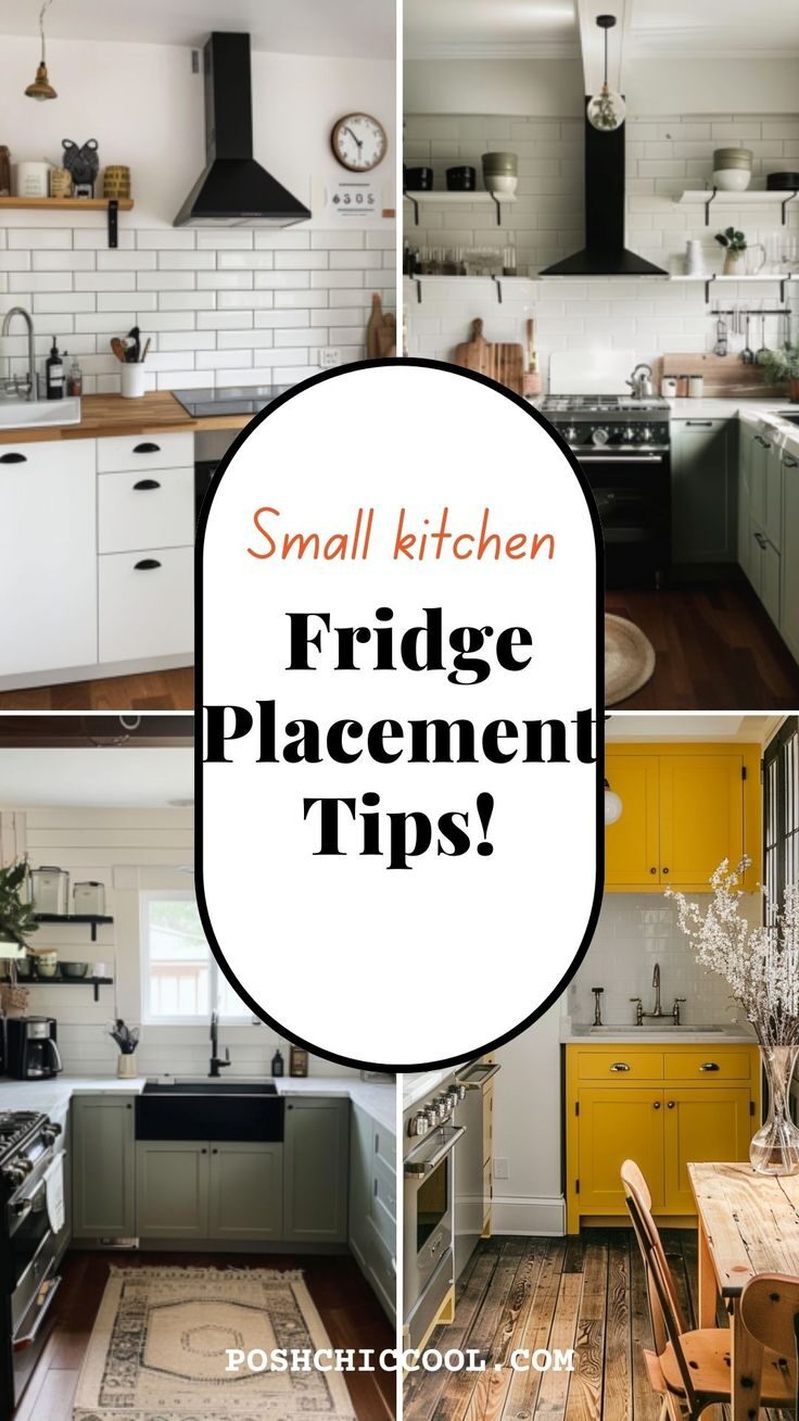 Where to place the fridge in a small kitchen - A helpful guide