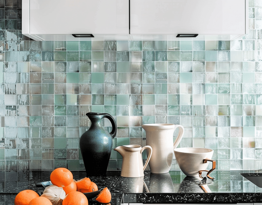 backsplash ideas for black granite countertops