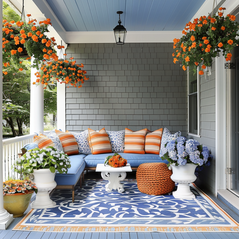 15 Insanely Beautiful Summer Front Porch Decor Ideas - Posh|Chic|Cool