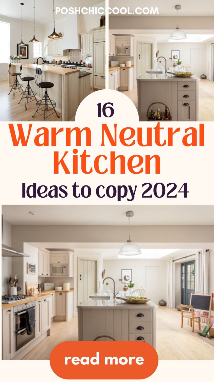 16 Warm Neutral Kitchen Ideas To Copy In 2024 PoshChicCool