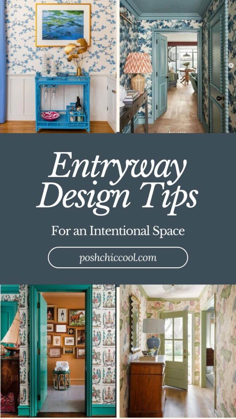 Foolproof Entryway Design Tips For an Intentional Space - Posh|Chic|Cool