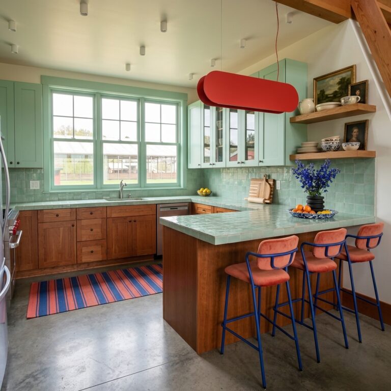 How to Update a 90s Kitchen With Oak Cabinets
